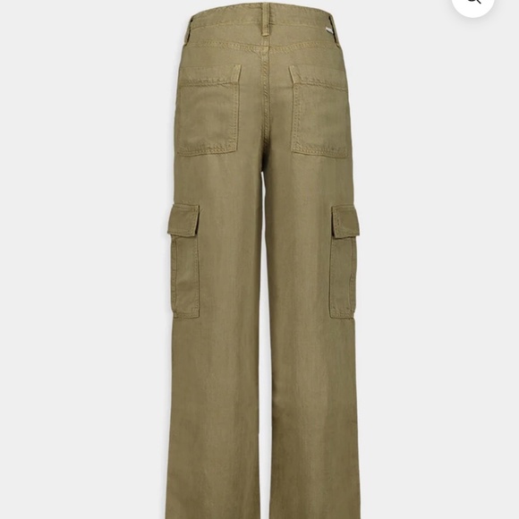 MOTHER Flare & Wide Leg Jeans in Olive - Picture 3 of 10